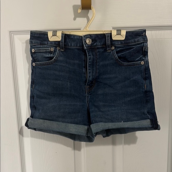 American Eagle Outfitters Pants - American Eagle Outfitters Dark Blue Jean Shorts